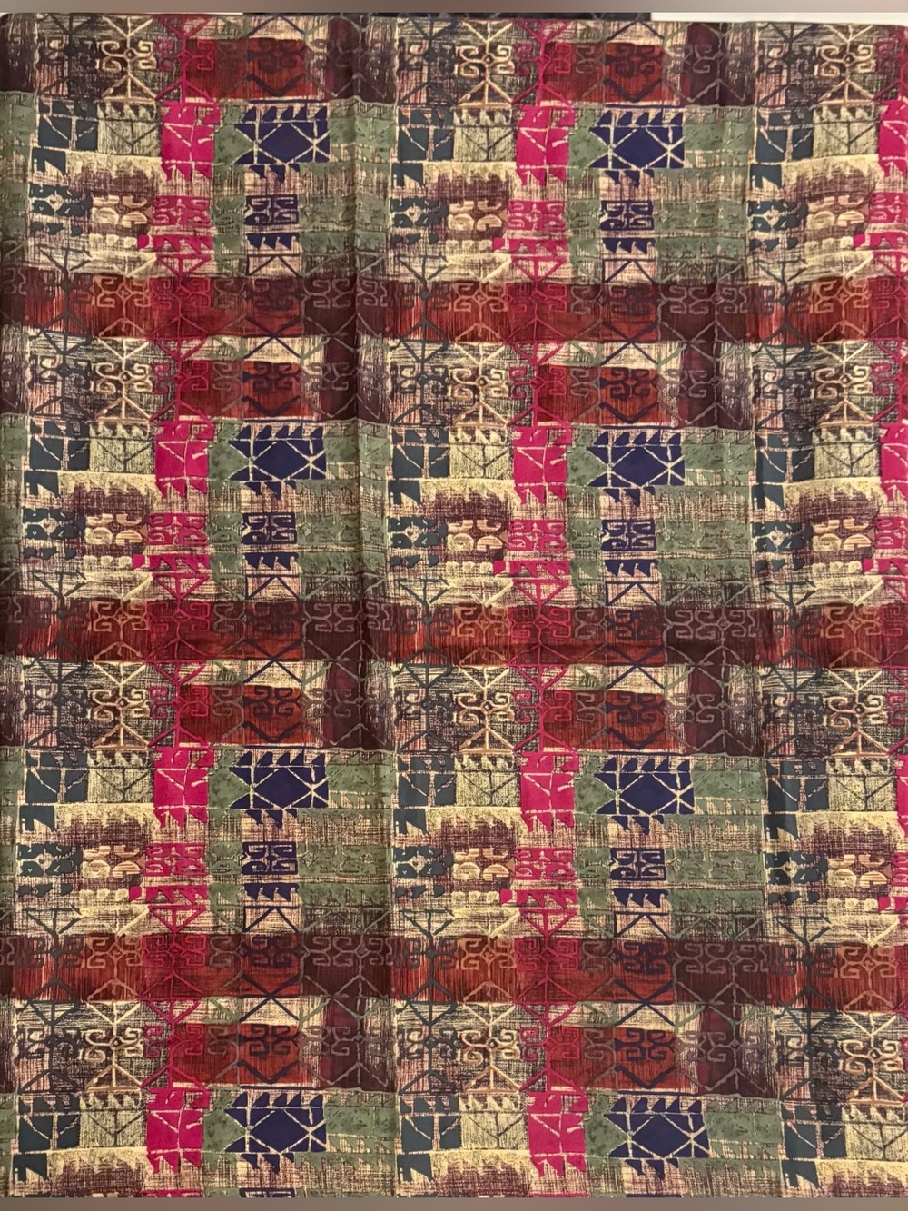 Beautiful Vintage NEW YORK STUDIO 100% Silk Scarf